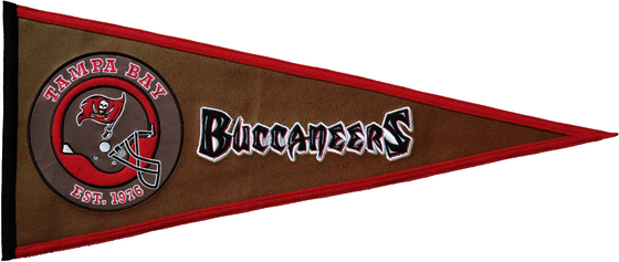 Tampa Bay Buccaneers Pennant Leather