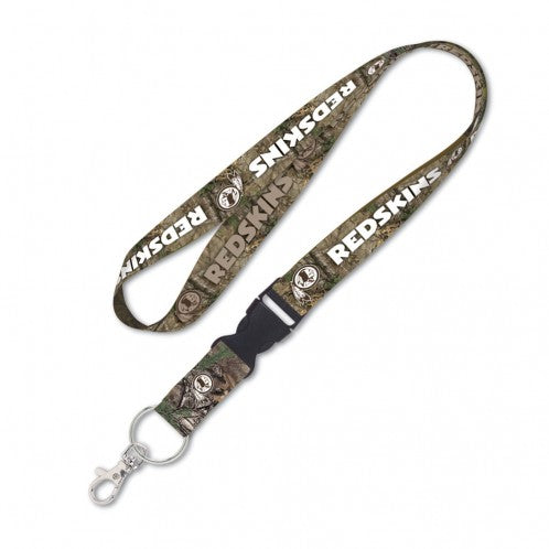 WASHINGTON REDSKINS CAMO LANYARD W/DETACHABLE BUCKLE1"