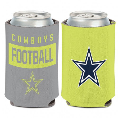 DALLAS COWBOYS NEON CAN COOLER 12 OZ