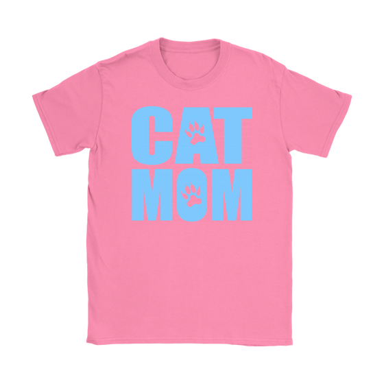 Cat Mom Womens Shirt - 100% Cotton - S - 2XL - 757 Sports Collectibles