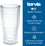 Tervis Detroit Lions Tumbler With Lid, 24 oz, Clear