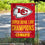 Kansas City Chiefs Super Bowl 2024 Champions Double Sided Garden Flag - 757 Sports Collectibles