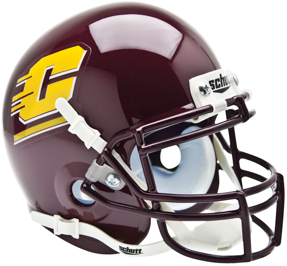 Central Michigan Chippewas Mini XP Authentic Helmet Schutt