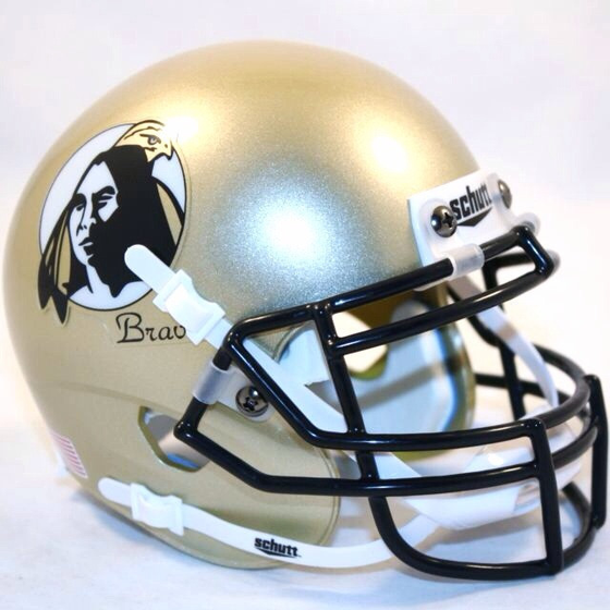 UNC Pembroke Braves Mini XP Authentic Helmet Schutt