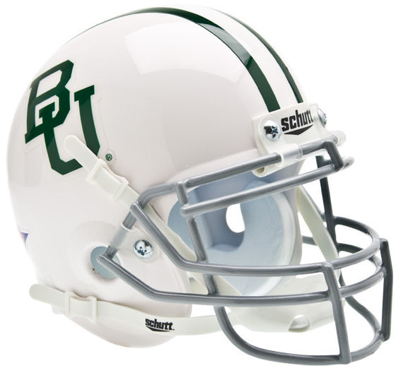 Baylor Bears Mini XP Authentic Helmet Schutt <B>White</B>