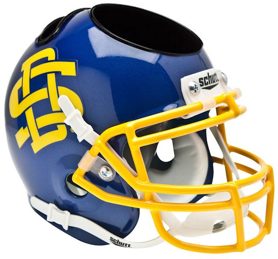 South Dakota State Jackrabbits Miniature Football Helmet Desk Caddy