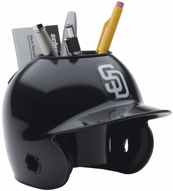 San Diego Padres Miniature Batters Helmet Desk Caddy