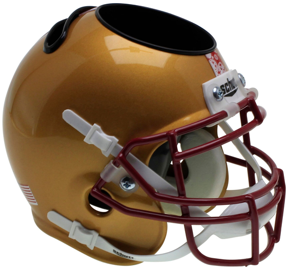 Boston College Eagles Miniature Football Helmet Desk Caddy <B>Gold</B>