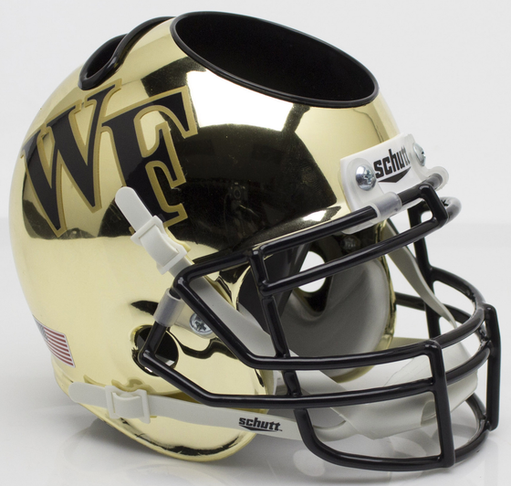 Wake Forest Demon Deacons Miniature Football Helmet Desk Caddy <B>Chrome</B>