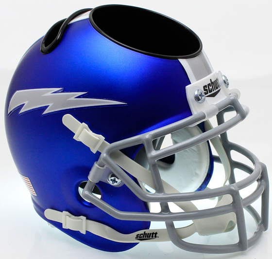 Air Force Falcons Mini Football Helmet Desk Caddy <B>Satin Blue</B>