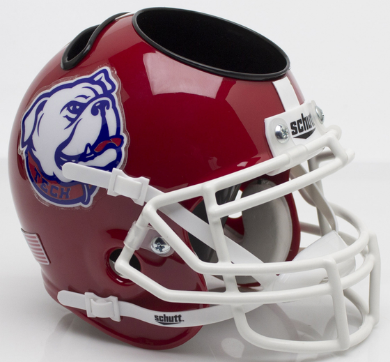 Louisiana Tech Bulldogs Miniature Football Helmet Desk Caddy <B>Bulldog</B>