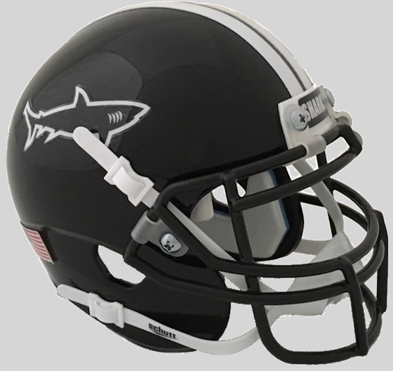 Any Given Sunday Miami Sharks Mini Authentic Helmet Schutt TV