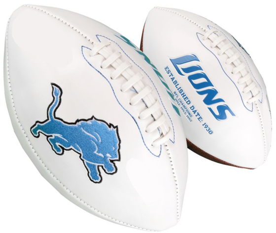 Detroit Lions NFL Signature Series Full Size Football