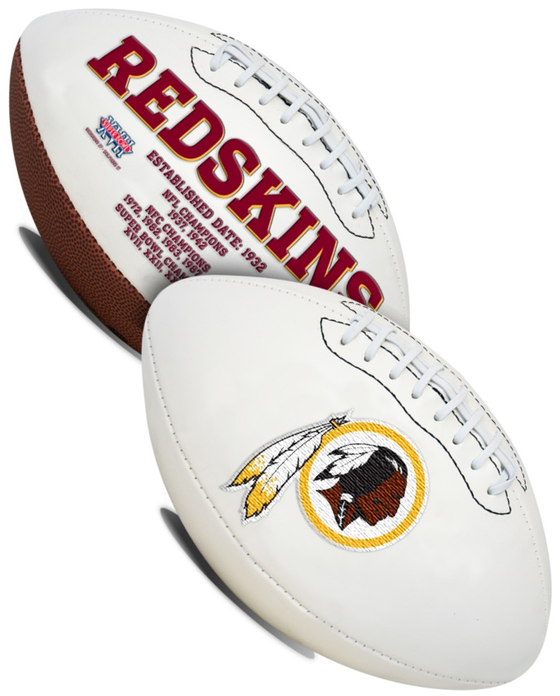 Washington Redskins NFL Signature Series Full Size Football <B>DISCONTINUED</B>