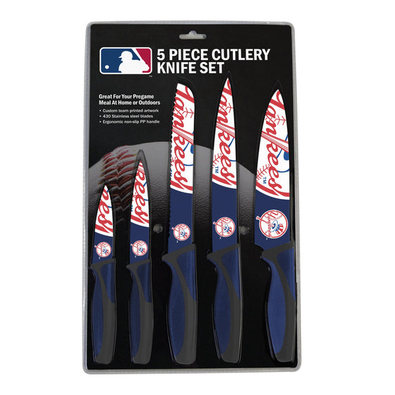 New York Yankees Knife Set - Kitchen - 5 Pack (CDG) - 757 Sports Collectibles