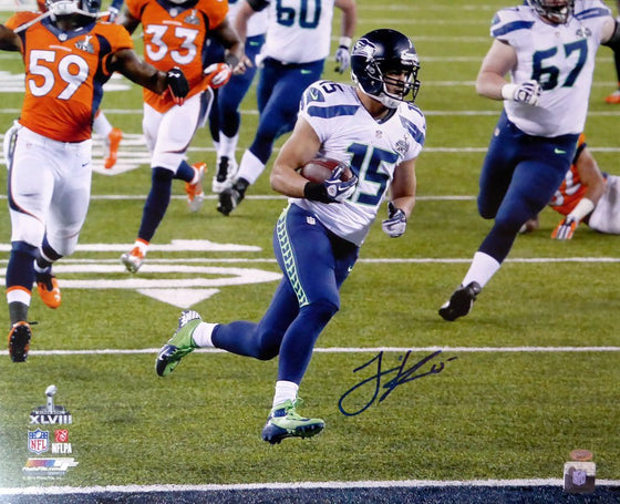 Jermaine Kearse Autographed 16x20 Photo Seattle Seahawks SB XLVIII TD MCS Holo Stock #106299 - 757 Sports Collectibles