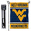 West Virginia Mountaineers Garden Flag with Stand Holder - 757 Sports Collectibles