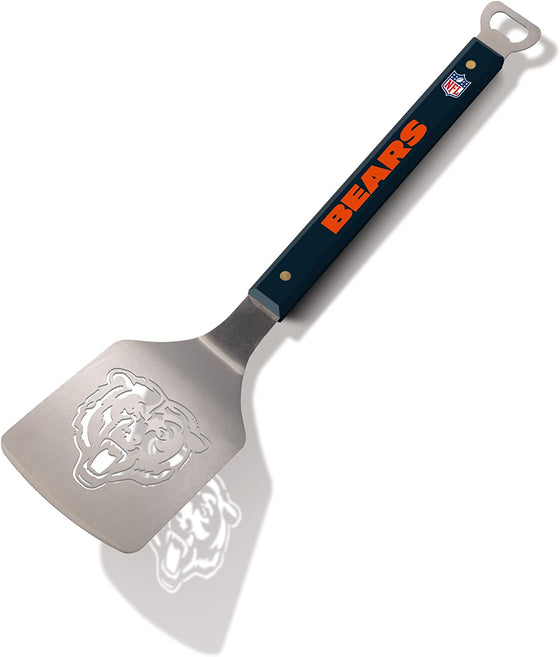 YouTheFan NFL 18" Stainless Steel Sportula (Spatula) with Bottle Opener (Chicago Bears)