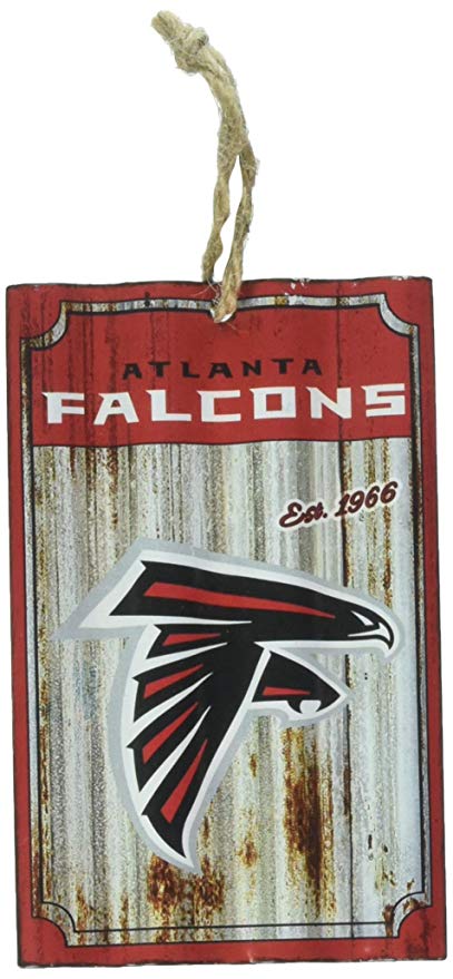 Atlanta Falcons Corrugated Sign Ornament