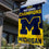 Michigan Team University Wolverines 2023 College Football National Champions Banner Vertical Flag - 757 Sports Collectibles