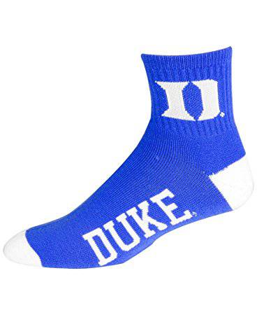 Duke Blue Devils  For Bare Feet Socks (One Pair) Large - 757 Sports Collectibles