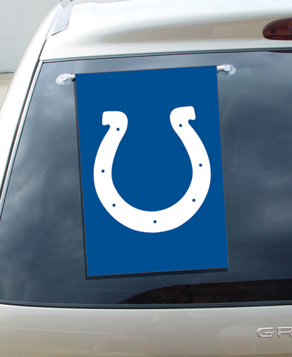 Indianapolis Colts Car Window Flag <B>BLOWOUT SALE</B>