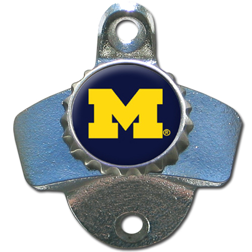 Michigan Wolverines Wall Mounted Bottle Opener <B>Discontinued</B>