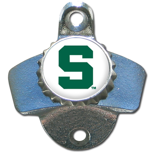 Michigan State Spartans Wall Mounted Bottle Opener