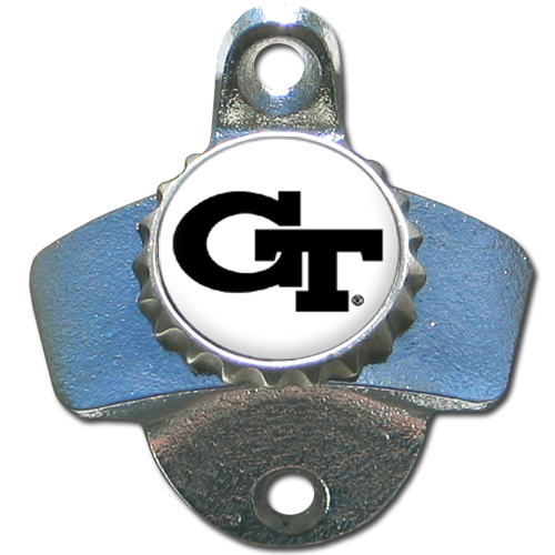 Georgia Tech Yellow Jackets Wall Mounted Bottle Opener