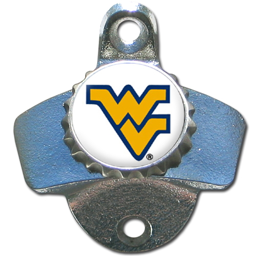 West Virginia Mountaineers Wall Mounted Bottle Opener