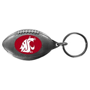 Washington State Cougars Pewter Key Ring