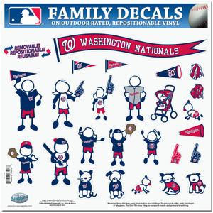 Washington Nationals Window Decals