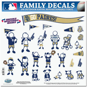 San Diego Padres Window Decals