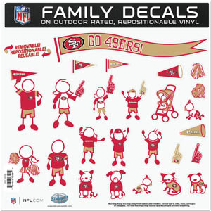 San Francisco 49ers Window Decals