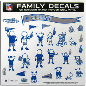 Detroit Lions Window Decals