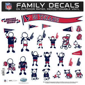 Houston Texans Window Decals