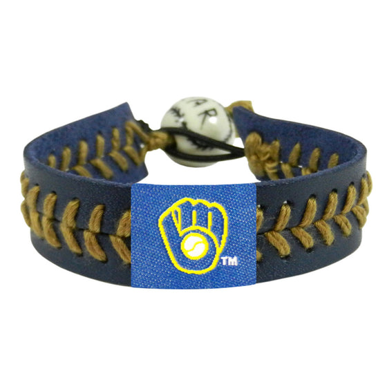 Milwaukee Brewers Bracelet Team Color Baseball CO - 757 Sports Collectibles