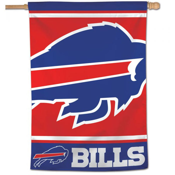 BUFFALO BILLS MEGA LOGO VERTICAL FLAG 28" X 40" - 757 Sports Collectibles