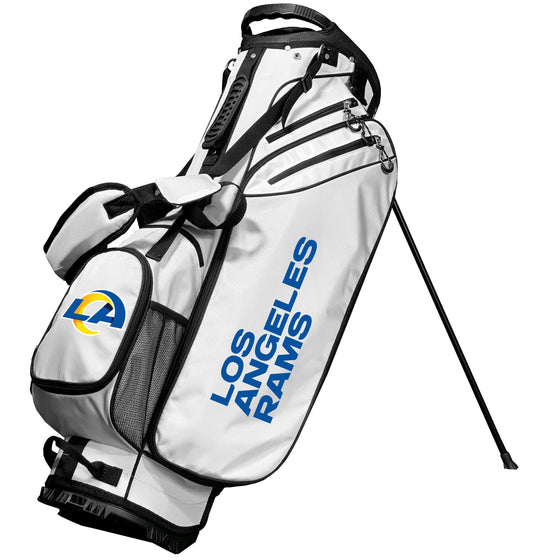 Los Angeles Rams Birdie Stand Golf Bag Wht