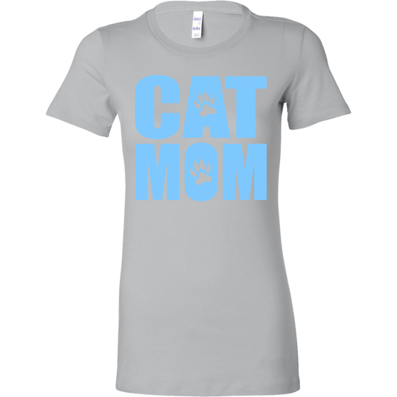 Cat Mom Womens Shirt - 100% Cotton - S - 2XL - 757 Sports Collectibles