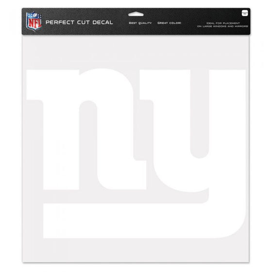 NEW YORK GIANTS PERFECT CUT DECAL 17" X 17"