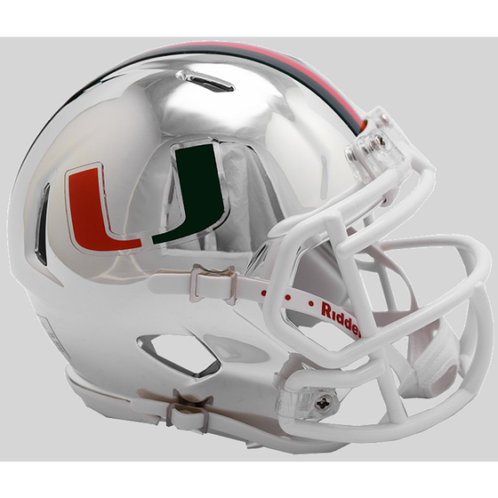 University of Miami Alternate Speed Mini Helmet
