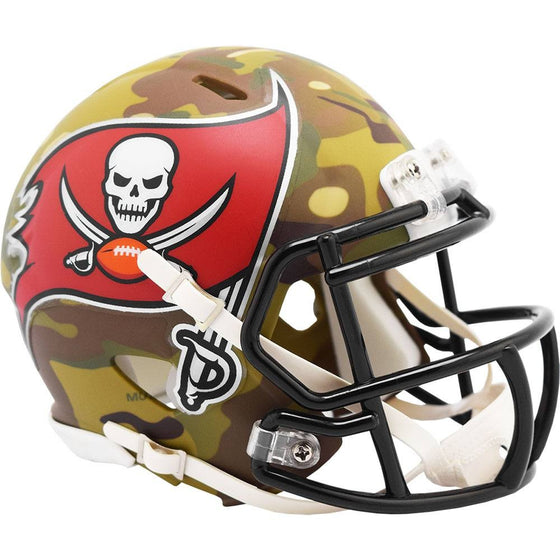 Tampa Bay Buccaneers Helmet Riddell Replica Mini Speed Style Camo Alternate