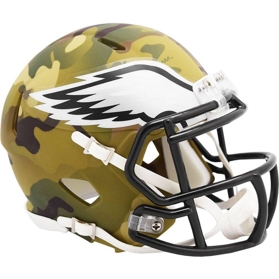 Philadelphia Eagles Helmet Riddell Replica Mini Speed Style Camo Alternate