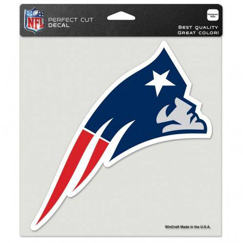 NFL New England Patriots Perfect Cut 8x8 Diecut Decal - 757 Sports Collectibles