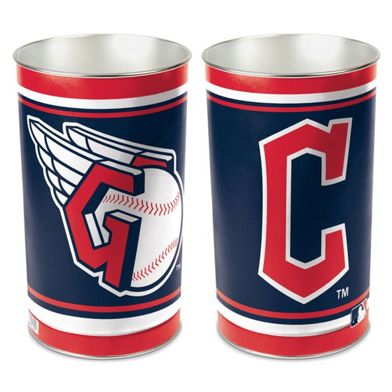 CLEVELAND GUARDIANS WASTEBASKET - TAPERED 15"H - 757 Sports Collectibles