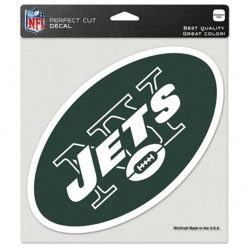 NFL New York Jets Perfect Cut 8x8 Diecut Decal - 757 Sports Collectibles