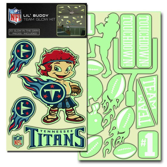Tennessee Titans Decal Lil Buddy Glow in the Dark Kit - 757 Sports Collectibles