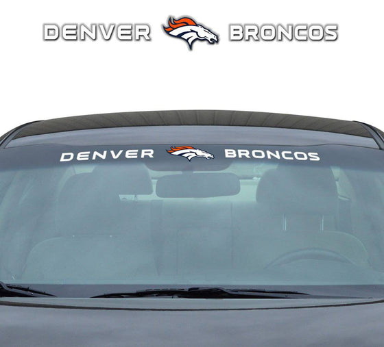 Denver Broncos Decal 35x4 Windshield (CDG) - 757 Sports Collectibles