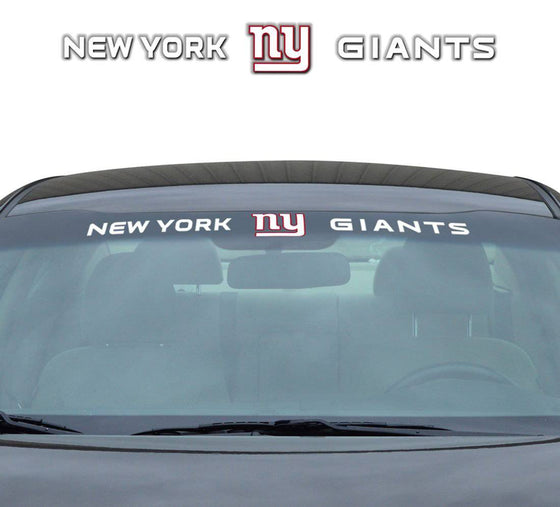 New York Giants Decal 35x4 Windshield (CDG) - 757 Sports Collectibles